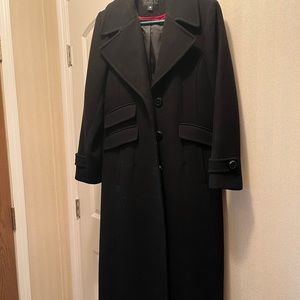 Zara Black Trench Coat - petite medium
